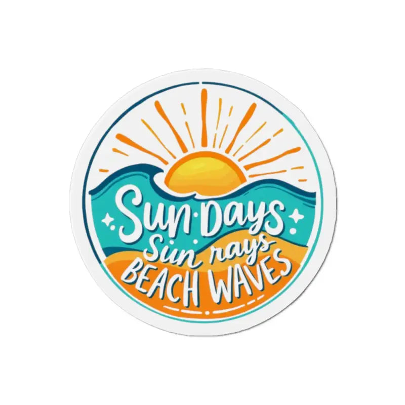 Ocean State Styles Wall Decal Sun Days Beach Waves Sun Rays
