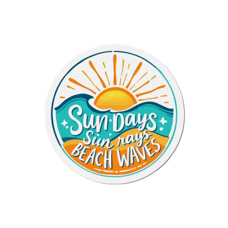 Ocean State Styles Wall Decal Sun Days Beach Waves Sun Rays