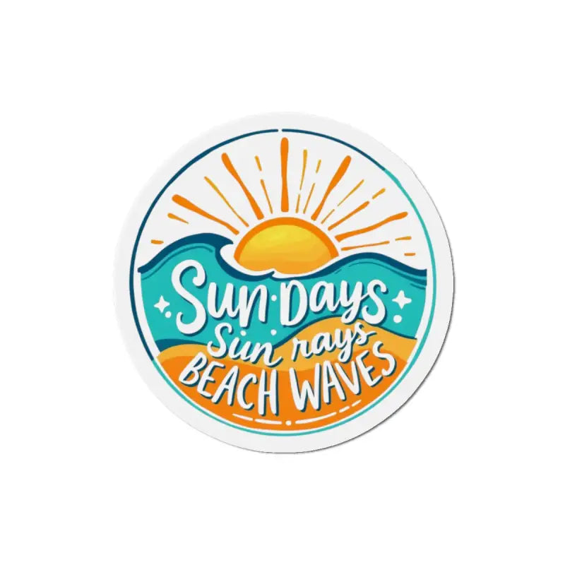 Ocean State Styles Wall Decal Sun Days Beach Waves Sun Rays