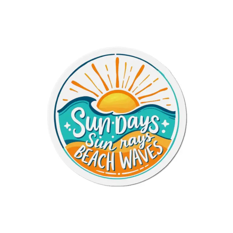 Ocean State Styles Wall Decal Sun Days Beach Waves Sun Rays