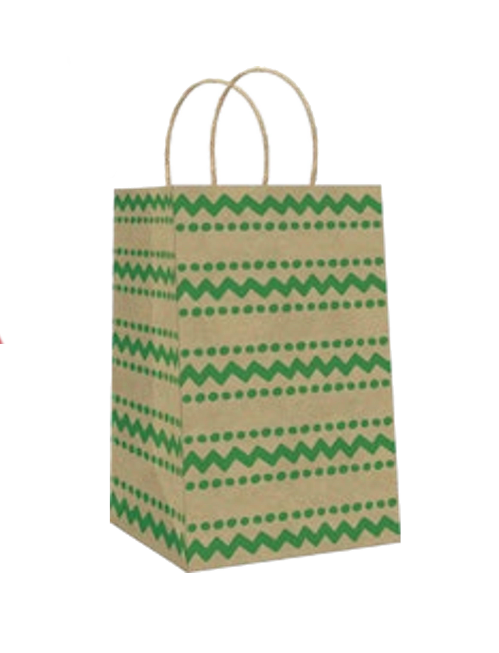 Foil Accented Kraft Treat Bag - 8 Pack -