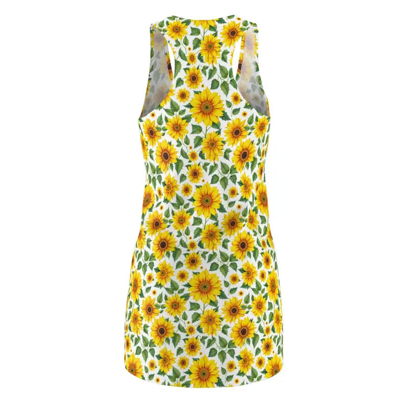 Ocean State Styles Dress Sunflower Patterned Racerback