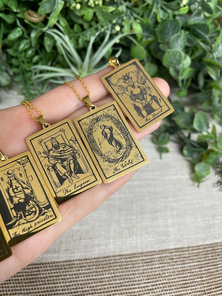 Tarot Card Necklace