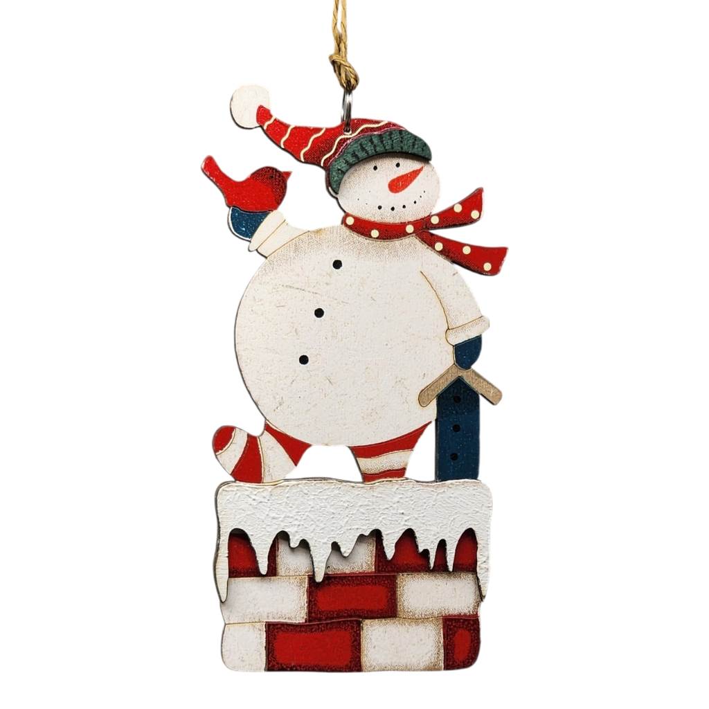 Rustic Wood Ornament -