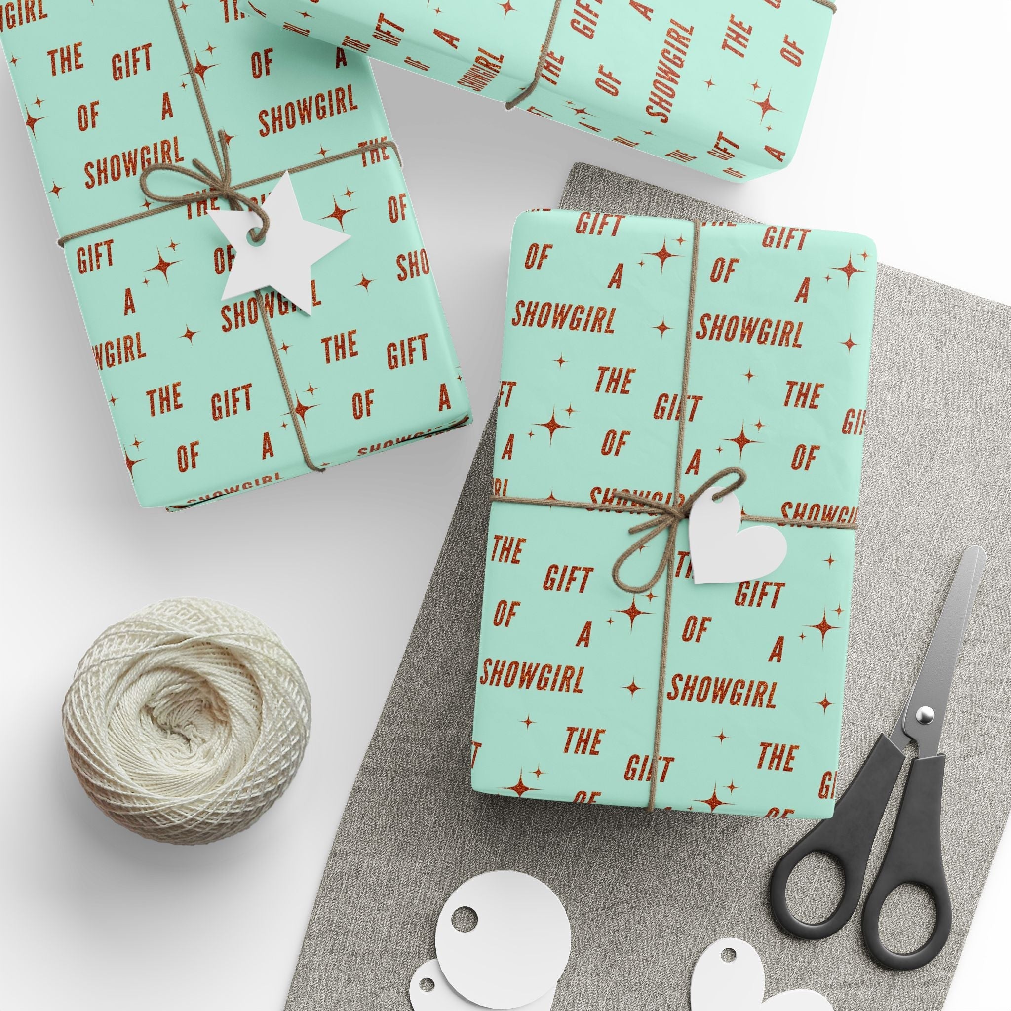 The Gift of a Showgirl Wrapping Paper Roll
