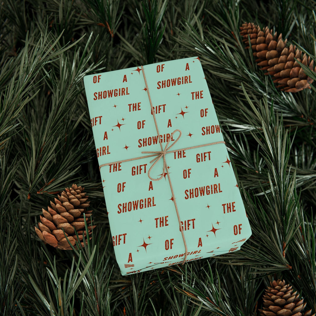 The Gift of a Showgirl Wrapping Paper Roll