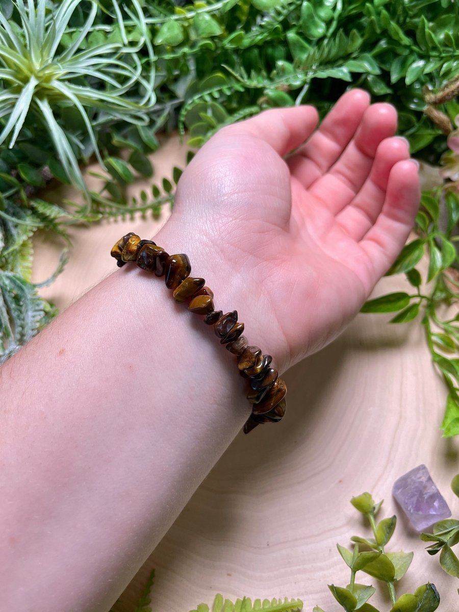 Tigers Eye Chip Bracelet