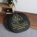 Tiny Creature Round Tufted Floor Pillow