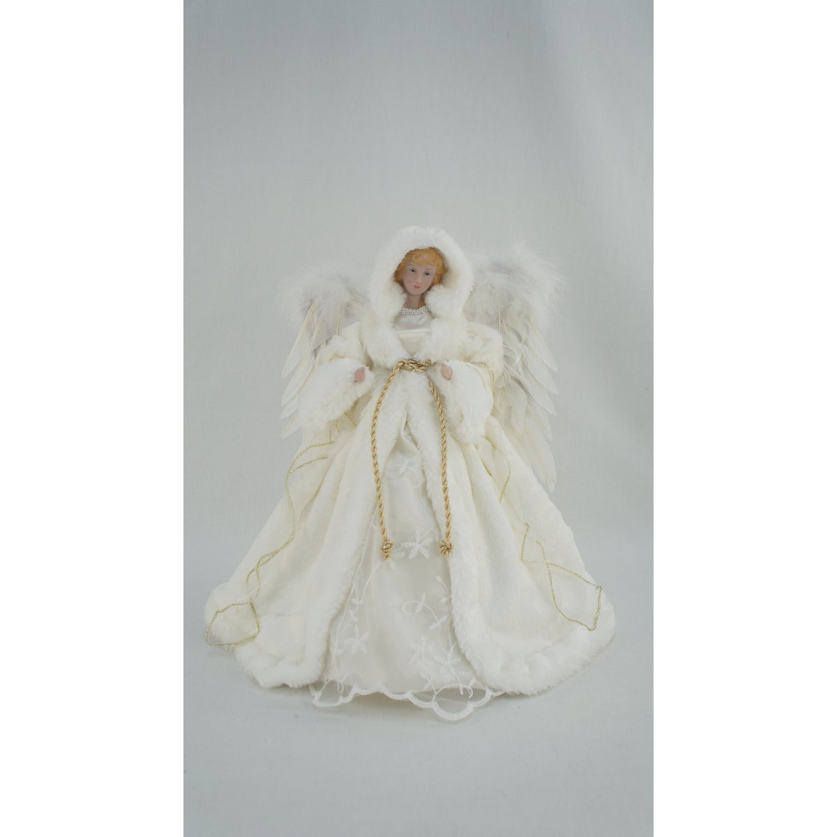 16 Inch Gold and White Angel
