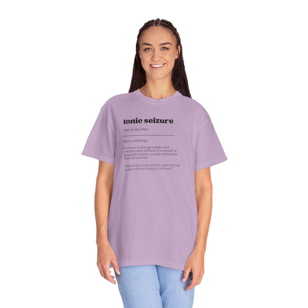 Tonic Seizure Definition Unisex Garment-Dyed T-shirt