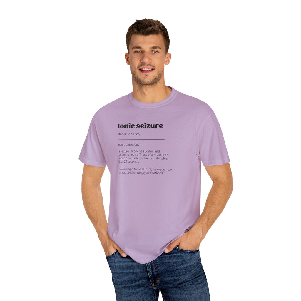 Tonic Seizure Definition Unisex Garment-Dyed T-shirt