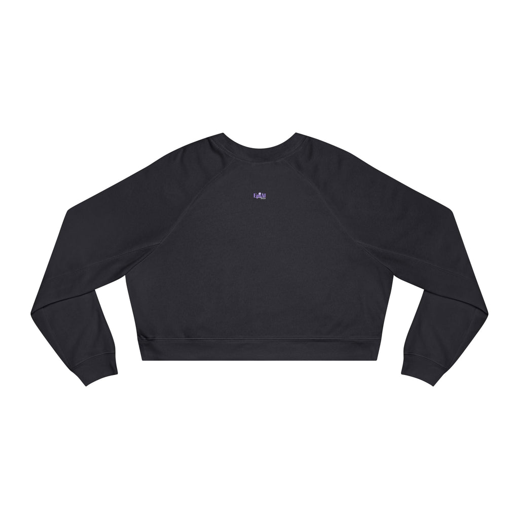 Beware of People Who Dislike Cats Cropped Fleece Pullover