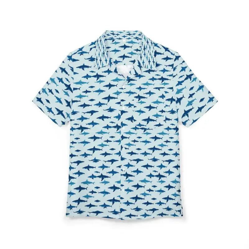 Ocean State Styles Aloha Shark Print Hawaiian Shirt Unisex
