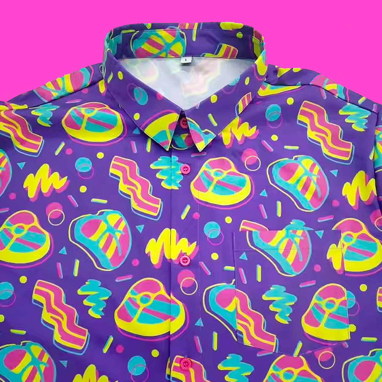 Meat Arcade Button-up Shirt