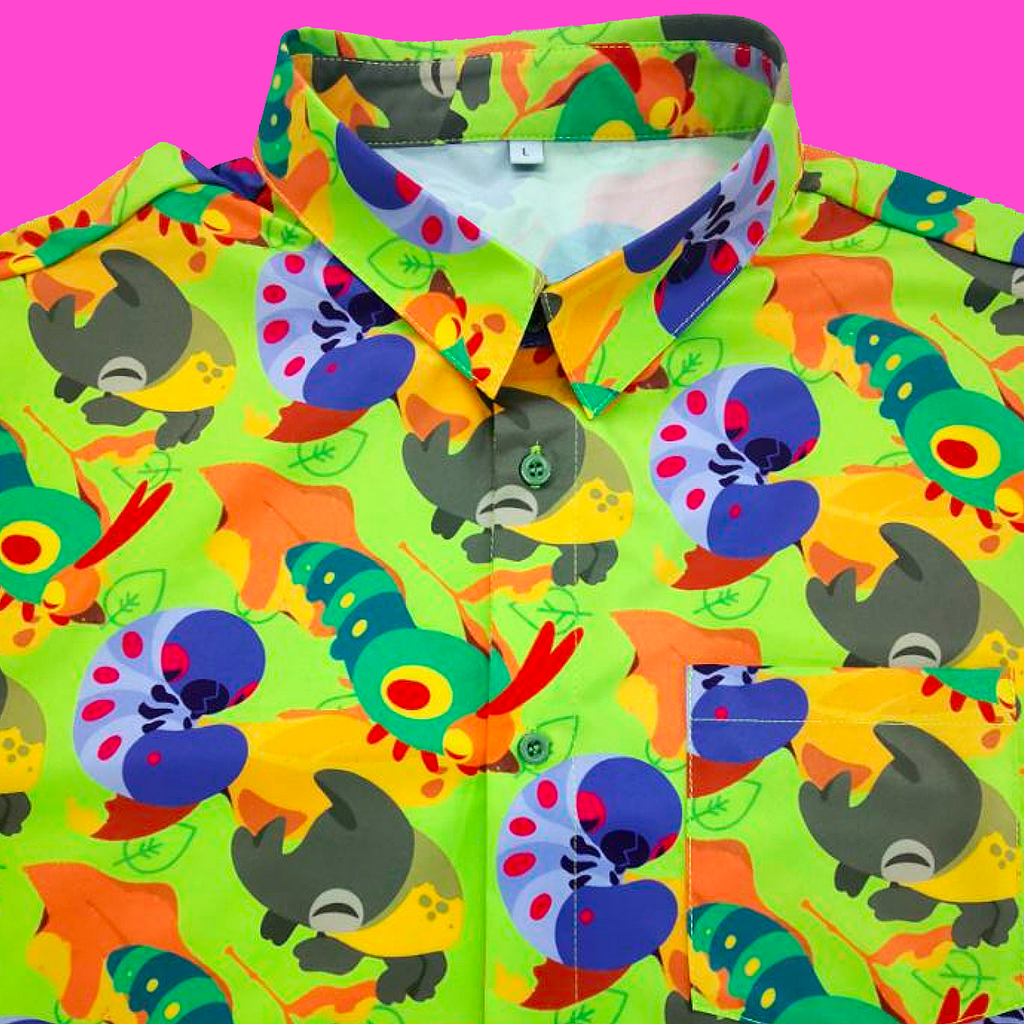 Bug Friends Button-up Shirt