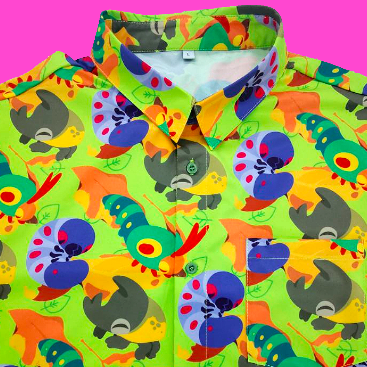 Bug Friends Button-up Shirt