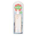 LED Window Cling Candle - White