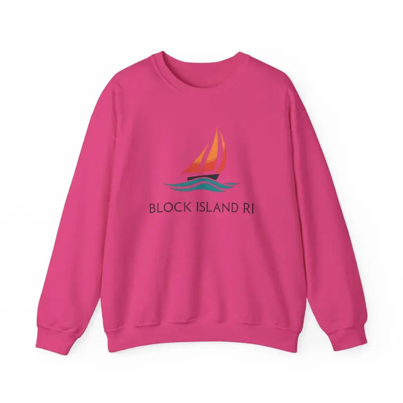Ocean State Styles Sweatshirt Block Island Sailboat Design