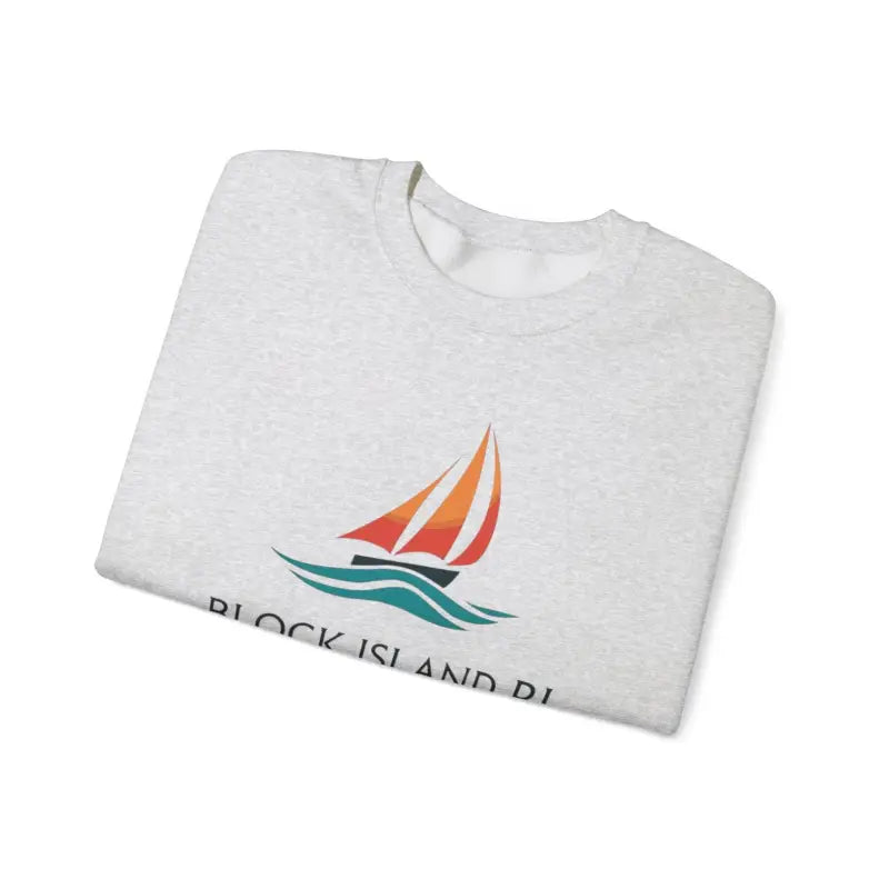 Ocean State Styles Sweatshirt Block Island Sailboat Design