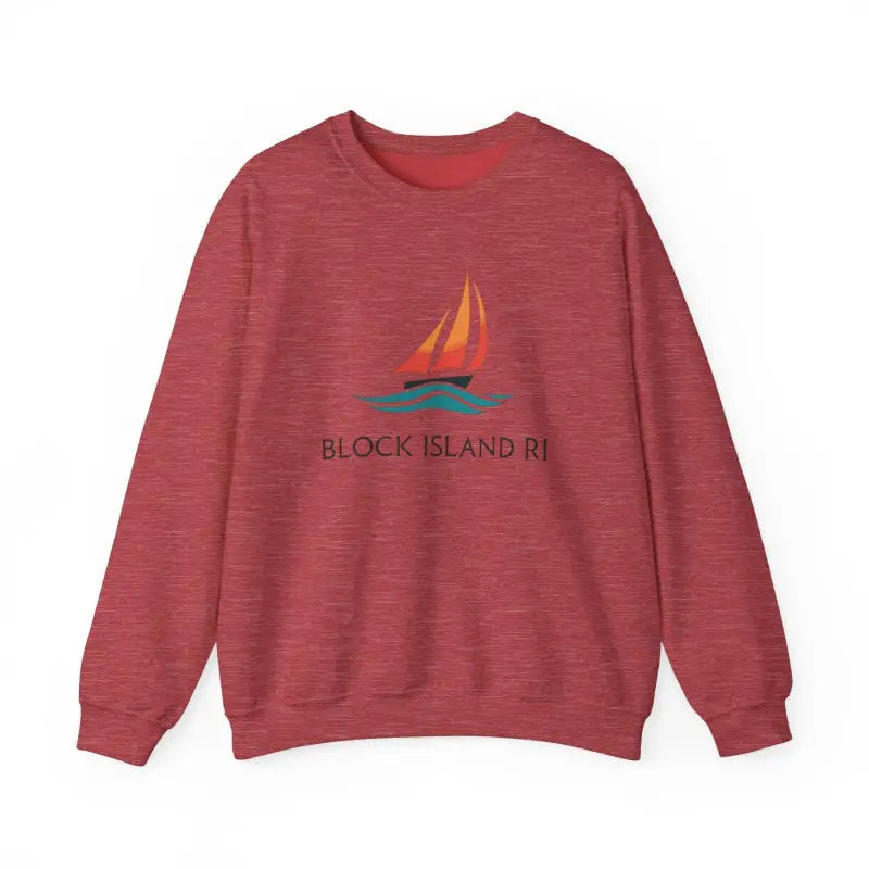Ocean State Styles Sweatshirt Block Island Sailboat Design