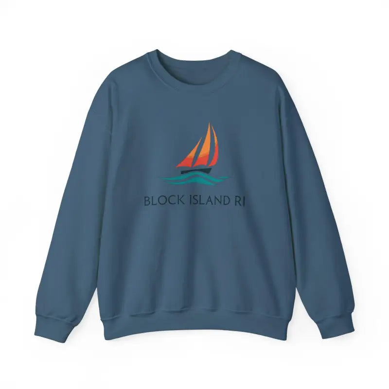 Ocean State Styles Sweatshirt Block Island Sailboat Design