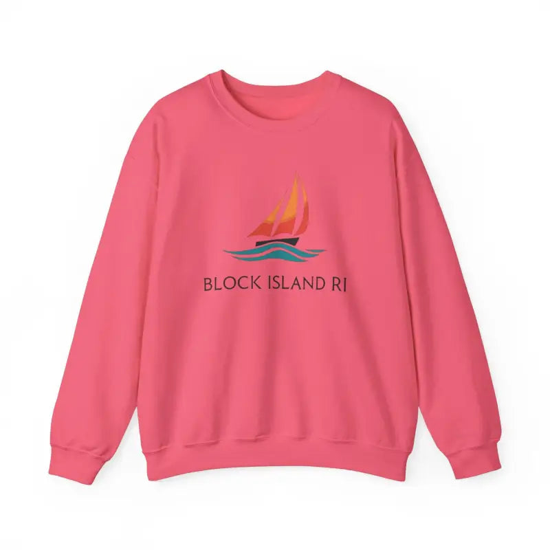 Ocean State Styles Sweatshirt Block Island Sailboat Design