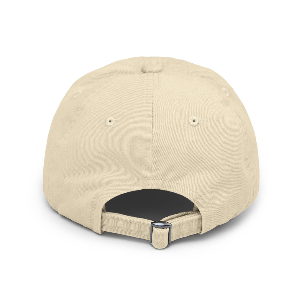 Unisex Distressed Cap - Home with One Cat Distressed Cap