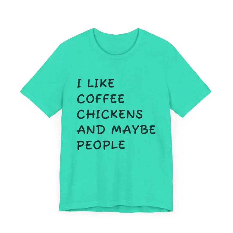 Ocean State Styles T Shirt Funny Coffee Chickens Unisex