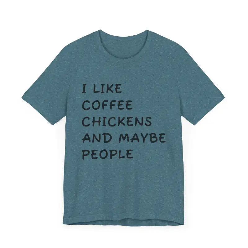 Ocean State Styles T Shirt Funny Coffee Chickens Unisex