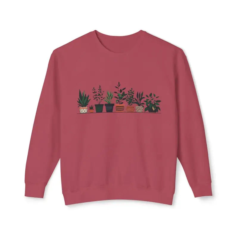 Ocean State Styles Unisex Sweatshirt Potted Plant Design