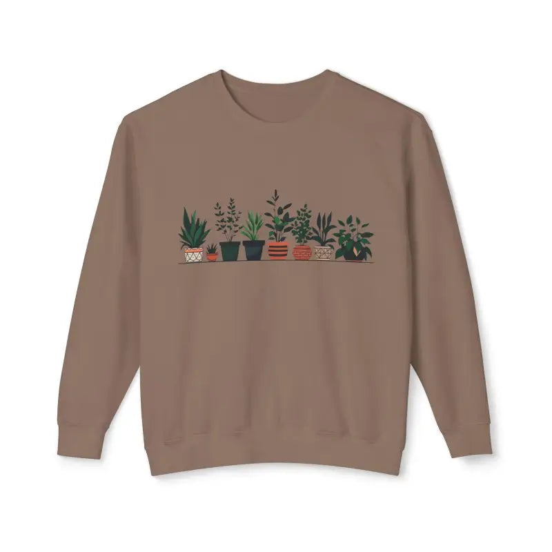 Ocean State Styles Unisex Sweatshirt Potted Plant Design