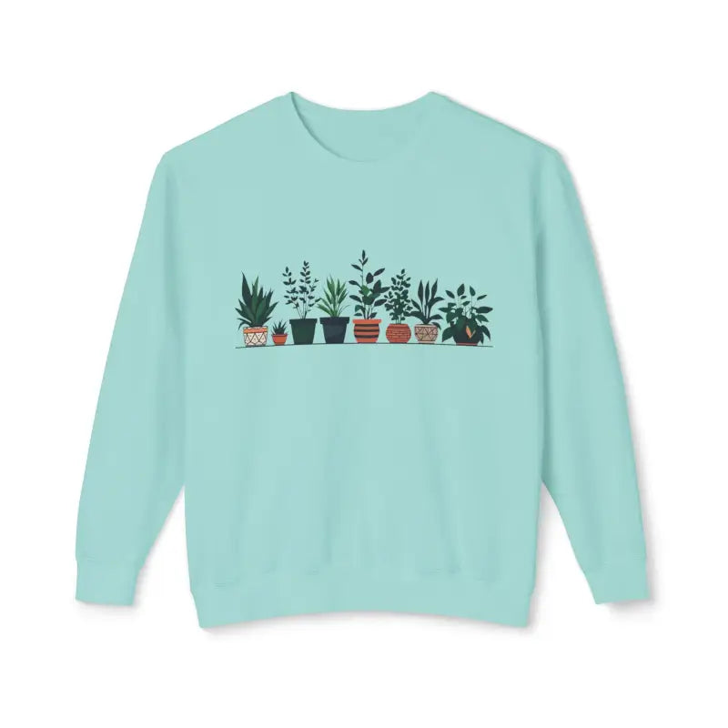 Ocean State Styles Unisex Sweatshirt Potted Plant Design