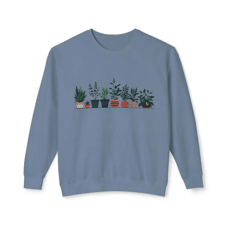 Ocean State Styles Unisex Sweatshirt Potted Plant Design