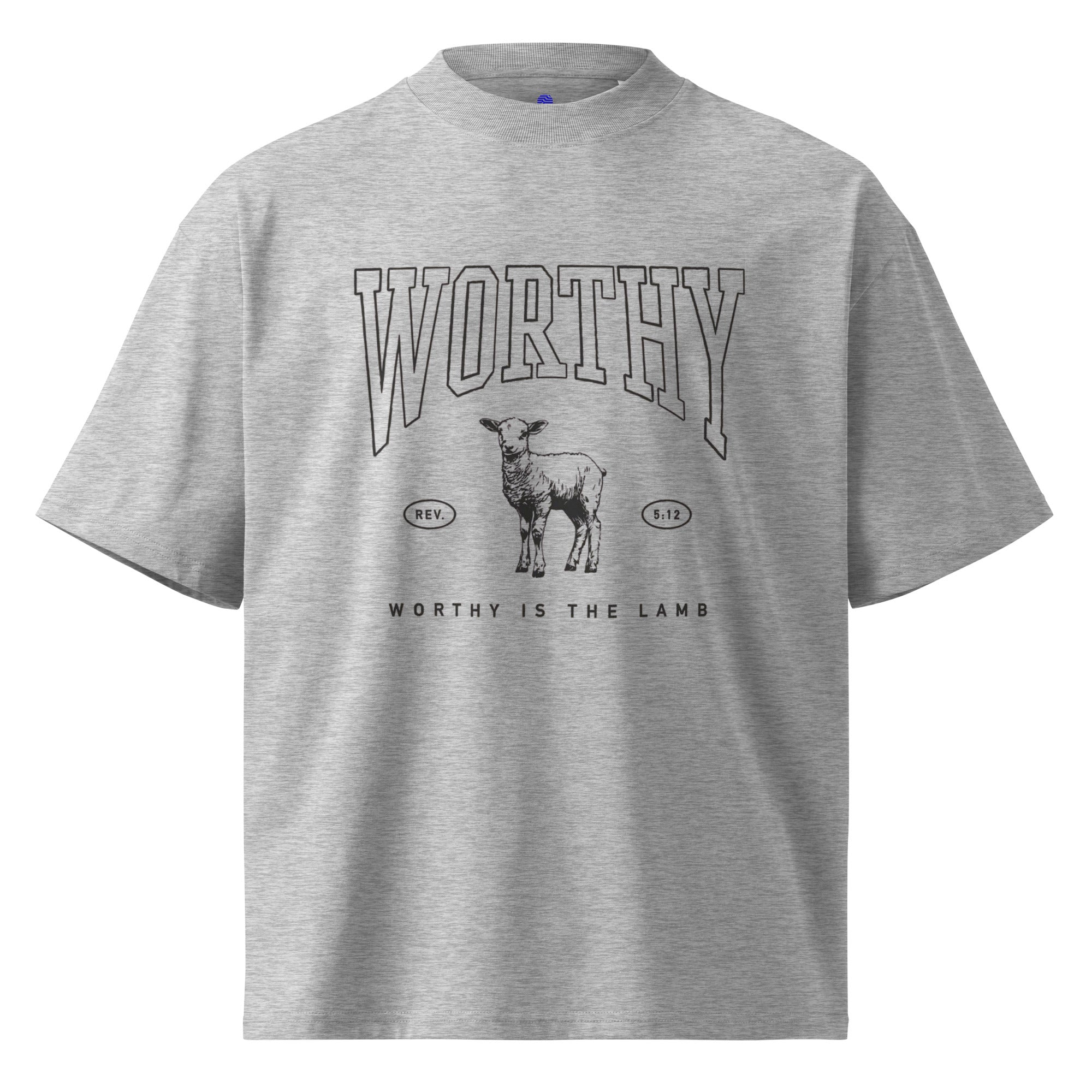 Worthy Unisex oversized high neck t-shirt