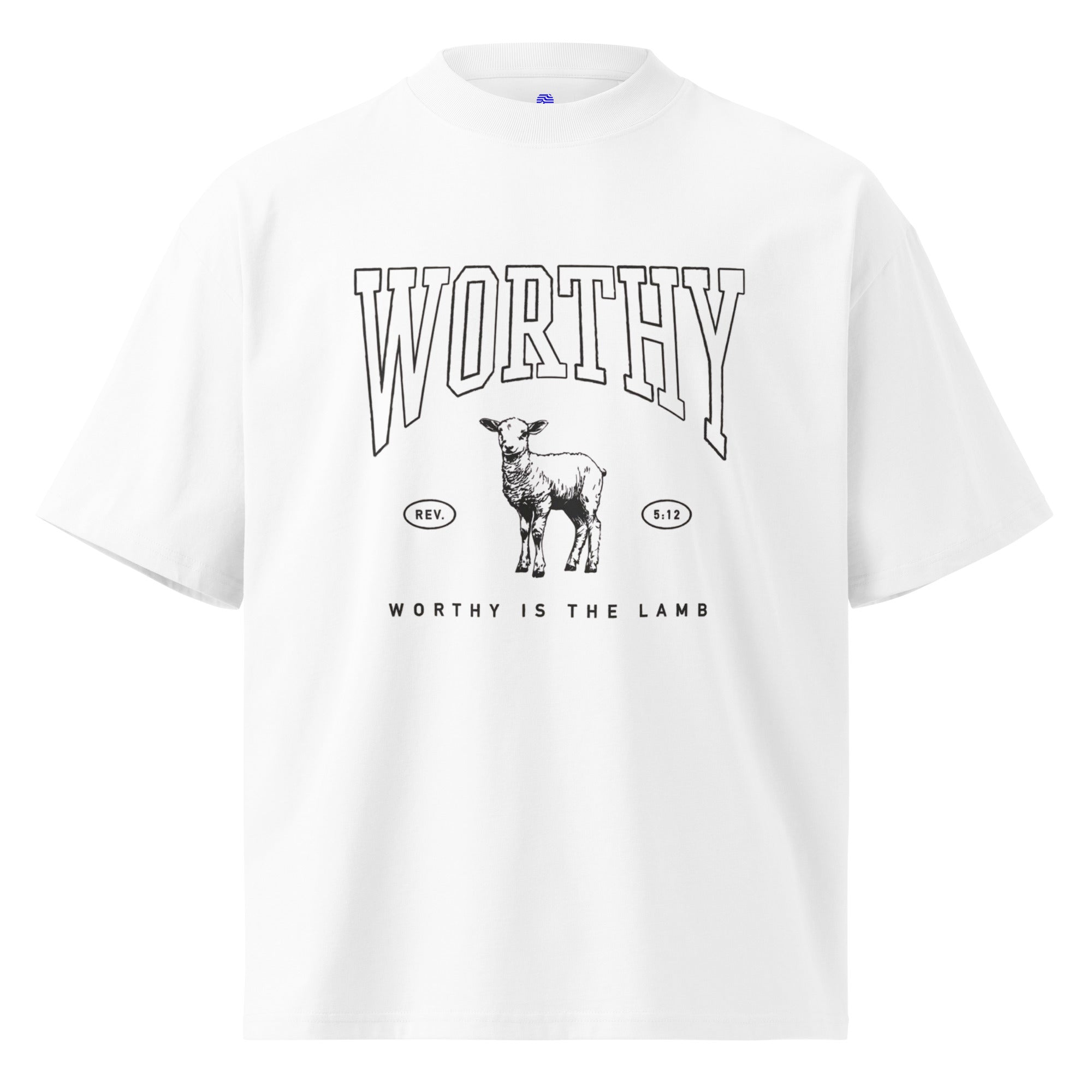 Worthy Unisex oversized high neck t-shirt