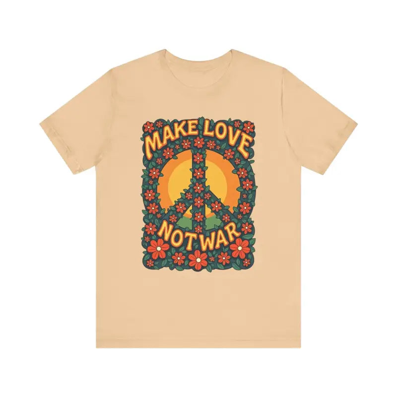 Ocean State Styles T Shirt Peace Symbol Graphic Retro