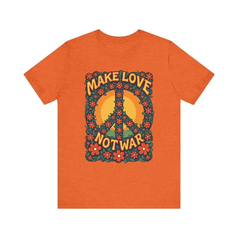 Ocean State Styles T Shirt Peace Symbol Graphic Retro