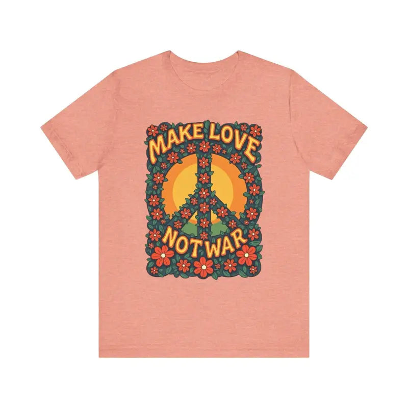 Ocean State Styles T Shirt Peace Symbol Graphic Retro