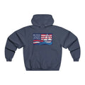 Ocean State Styles Hooded Sweatshirt Sailboat Flag Print