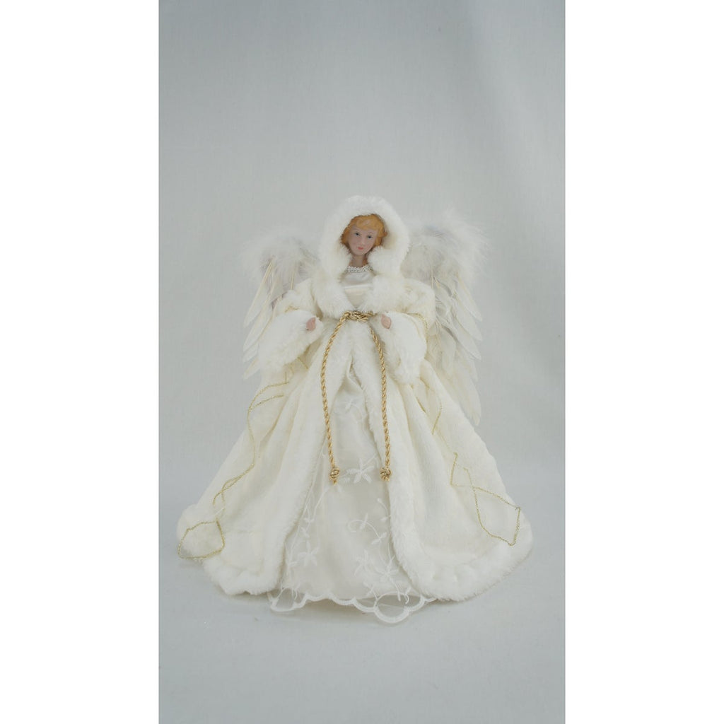 16 Inch Gold and White Angel