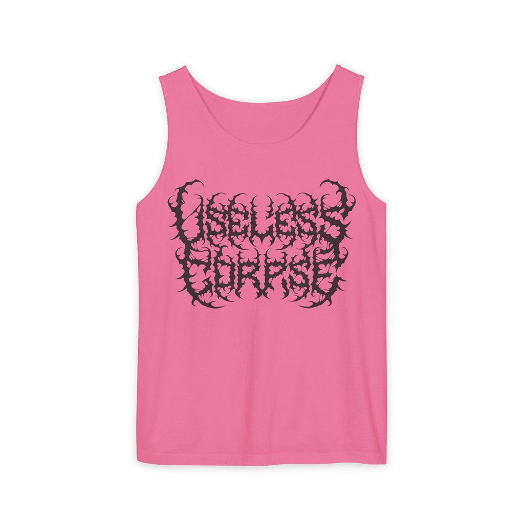 Useless Corpse Metal Font Unisex Tank Top