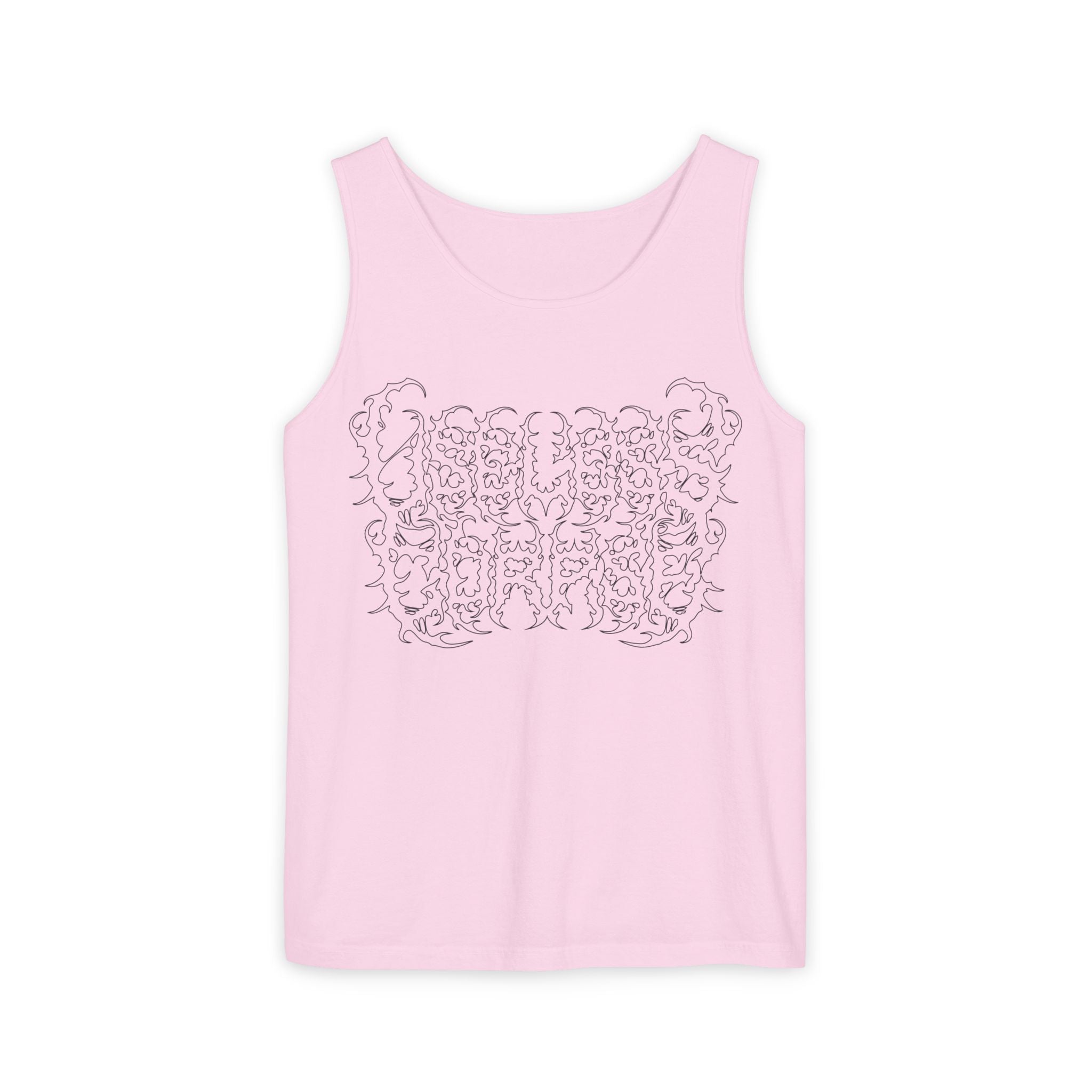 Useless Corpse Metal Font Unisex Tank Top