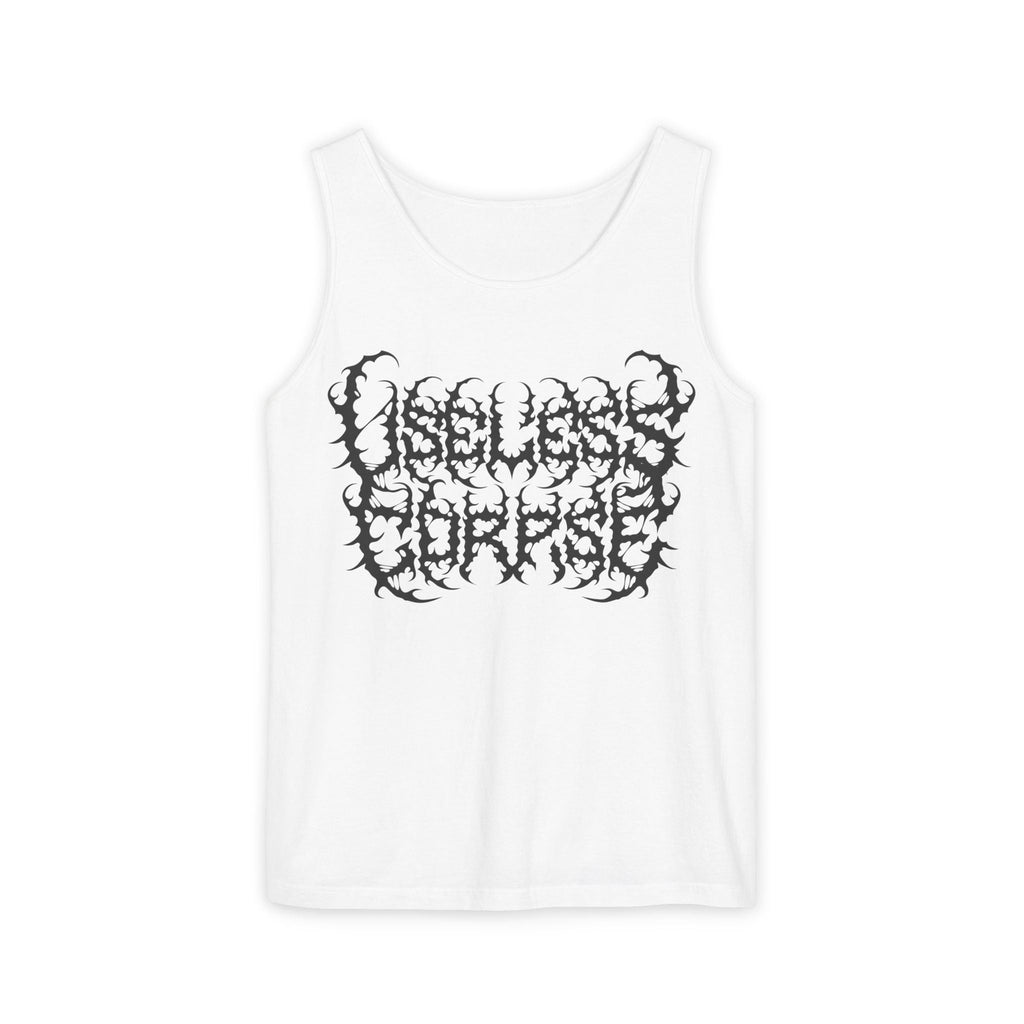 Useless Corpse Metal Font Unisex Tank Top