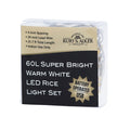 60-Light Battery-Operated USB Superbright Warm White LED Fairie Lights
