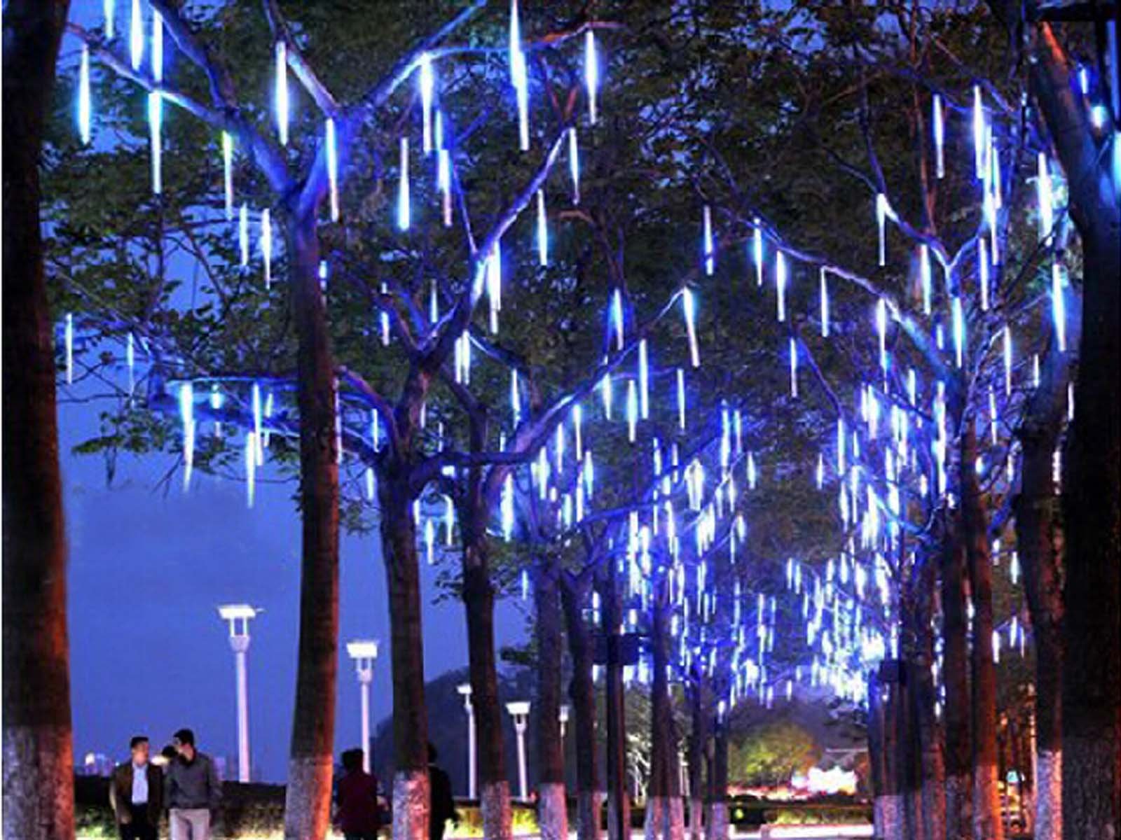 LED Meteor Smd Lights - Blue 50 Cm