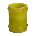 3X4 Carved Bamboo Texture Wax LED Candle