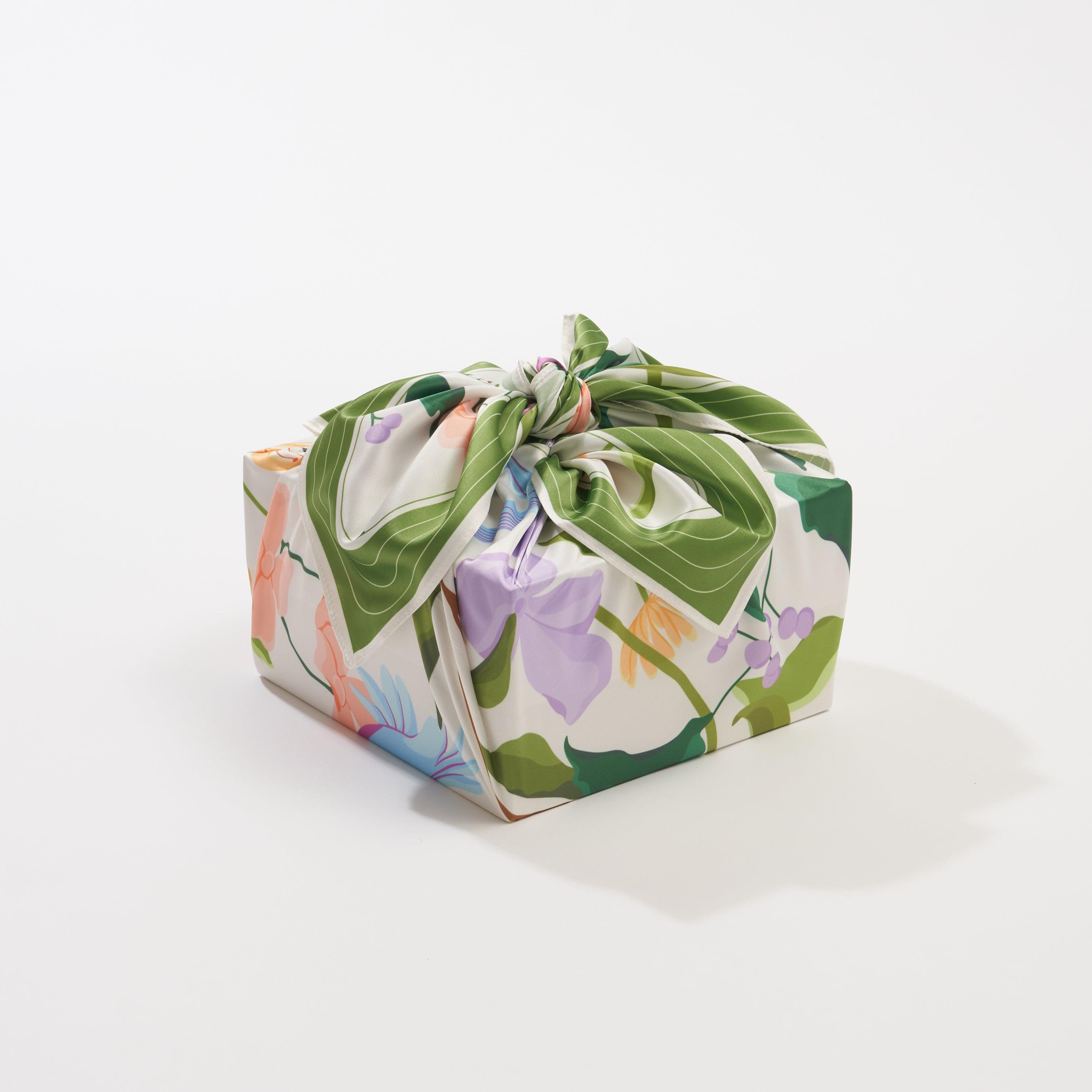 Furoshiki Gift Wrap by Danni Ha | 28", Recycled Polyester
