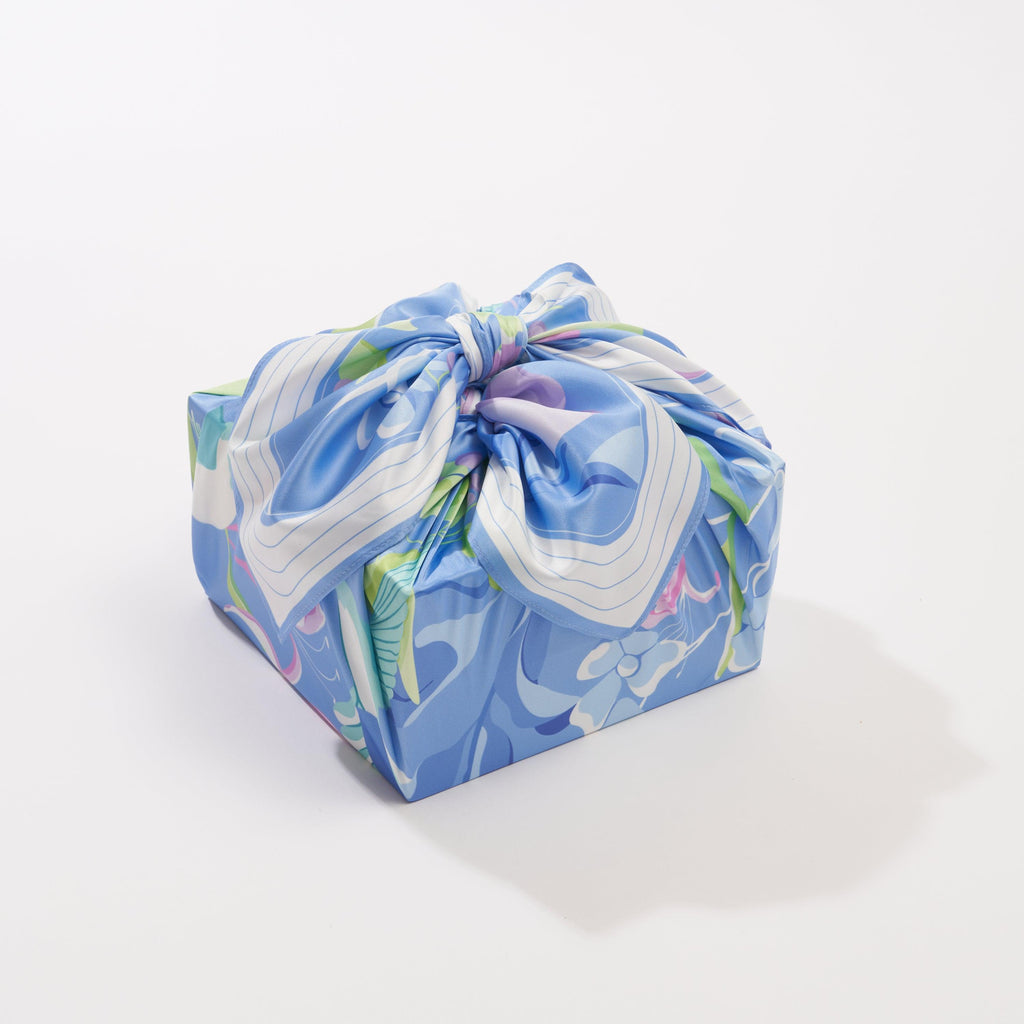 Furoshiki Gift Wrap by Danni Ha | 28", Recycled Polyester