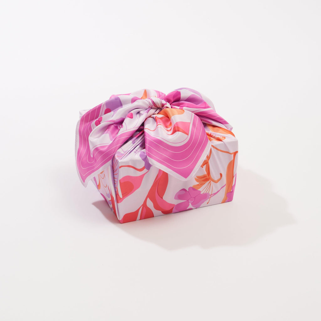 Furoshiki Gift Wrap by Danni Ha | 28", Recycled Polyester