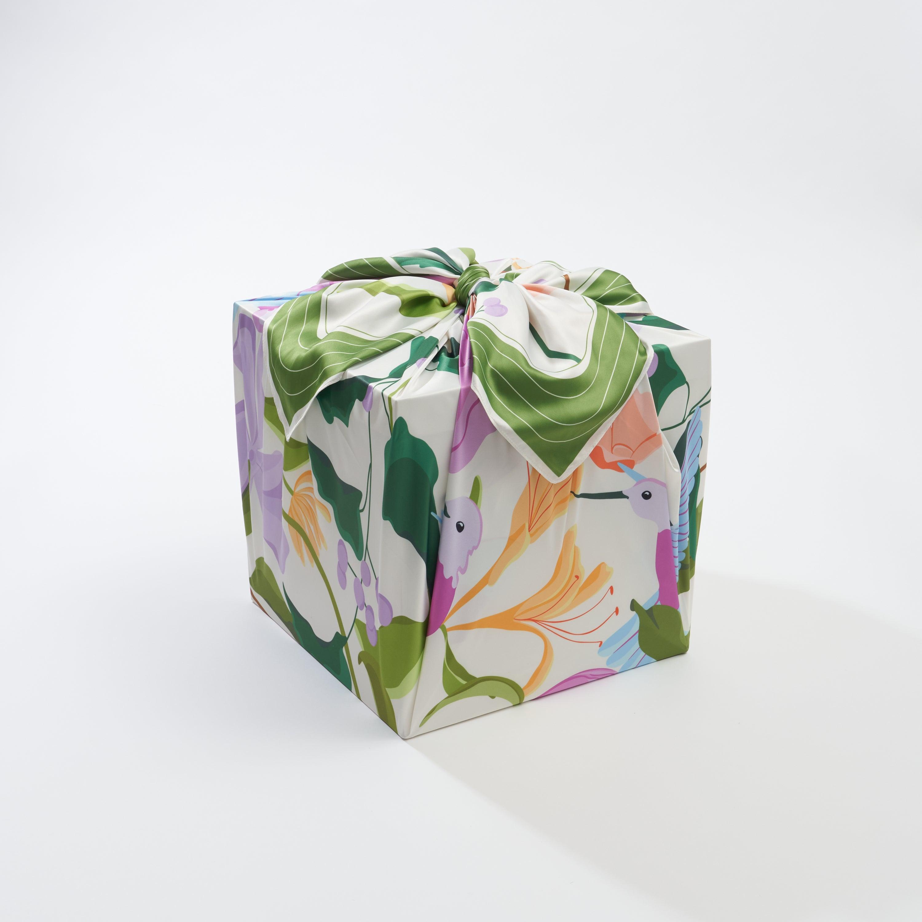 Furoshiki Gift Wrap by Danni Ha | 50", Recycled Polyester